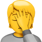 Person Facepalming