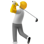 Person Golfing