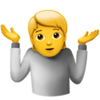 Person Shrugging