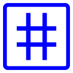 Знак номера Keycap