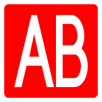 Кнопка AB (группа крови)
