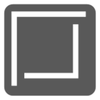 Black Square Button