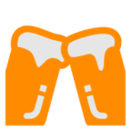 Clinking Beer Mugs