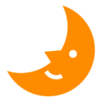First Quarter Moon Face