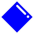 Large Blue Diamond