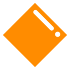 Large Orange Diamond
