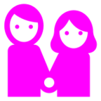 Woman and Man Holding Hands