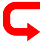 Left Arrow Curving Right