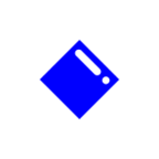Small Blue Diamond