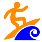 Person Surfing