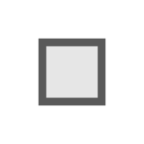 White Medium-Small Square