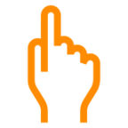 Backhand Index Pointing Up