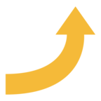 Right Arrow Curving Up