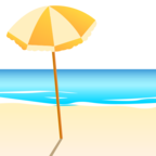 Beach with Umbrella