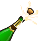 Bottle with Popping Cork
