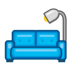 Couch and Lamp