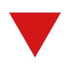 Red Triangle Pointed Down