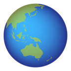 Globe Showing Asia-Australia