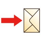 Envelope with Arrow