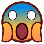 Face Screaming in Fear