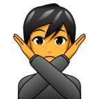 Person Gesturing No