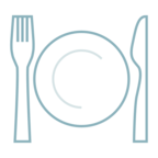 Fork and Knife with Plate