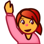 Person Raising Hand
