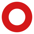 Hollow Red Circle