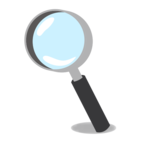 Magnifying Glass Tilted Left