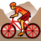 Person Mountain Biking