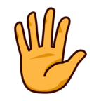 Hand with Fingers Splayed