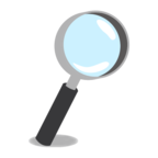 Magnifying Glass Tilted Right