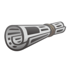 Rolled-Up Newspaper