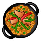 Shallow Pan of Food