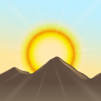 Sunrise Over Mountains