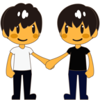 Men Holding Hands