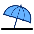 Umbrella on Ground