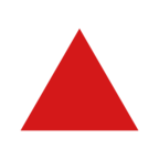 Red Triangle Pointed Up
