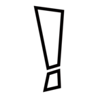 White Exclamation Mark