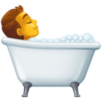 Person Taking Bath