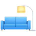 Couch and Lamp