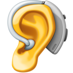 Ear with Hearing Aid