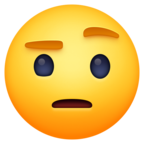 Face with Raised Eyebrow