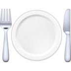Fork and Knife with Plate