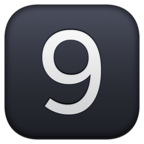 Keycap Digit Nine