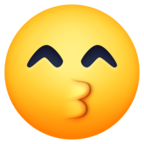 Kissing Face with Smiling Eyes