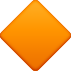 Large Orange Diamond