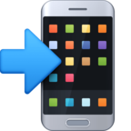 Mobile Phone with Arrow