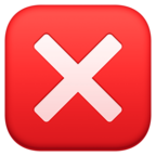 Cross Mark Button
