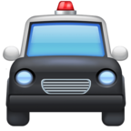 Oncoming Police Car